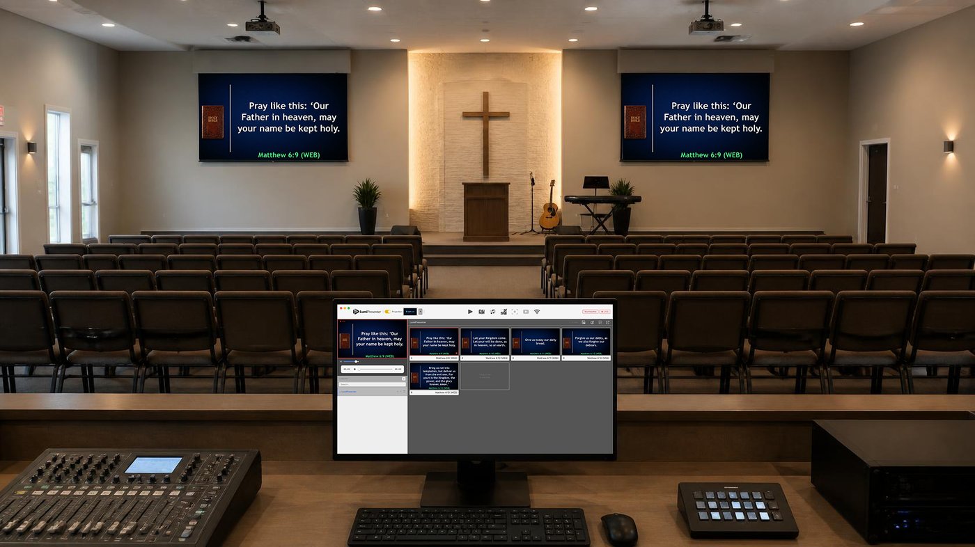 LumiPresenter in use